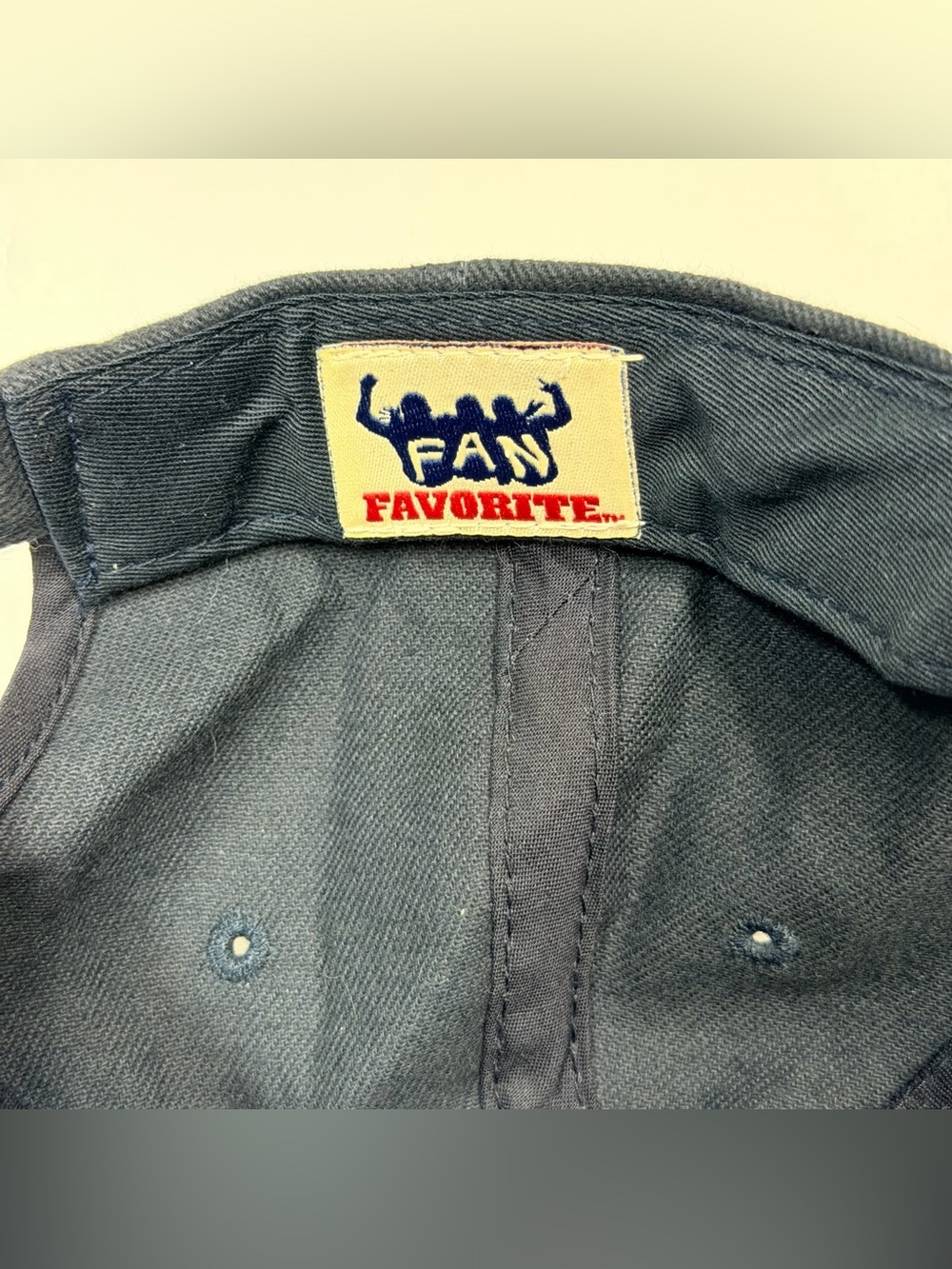 Cal Script Embroidered Navy & Gold Baseball Cap - Picture 7 of 7